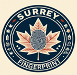 Security guard in Surrey BC completing fingerprinting for BST licensing